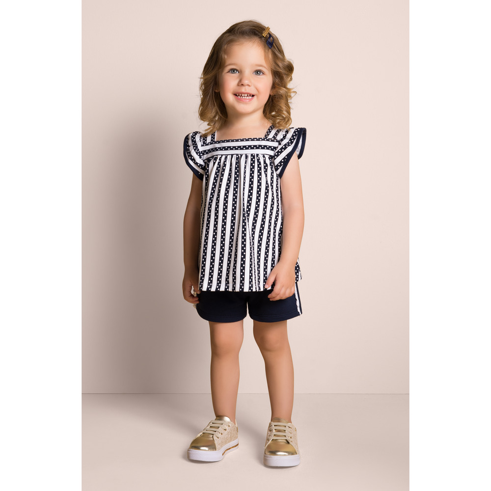 Pompon Set Blue Navy size 8